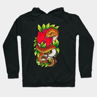 Snake and apple Hoodie